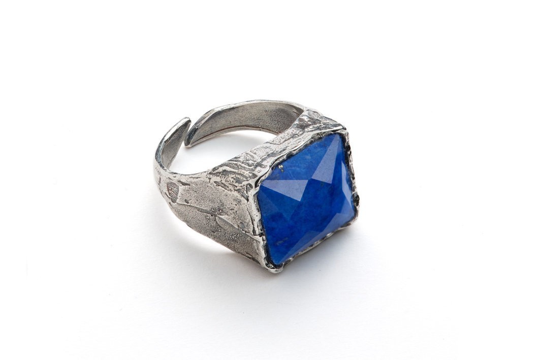 Anello RE BLU by ANTRACITE