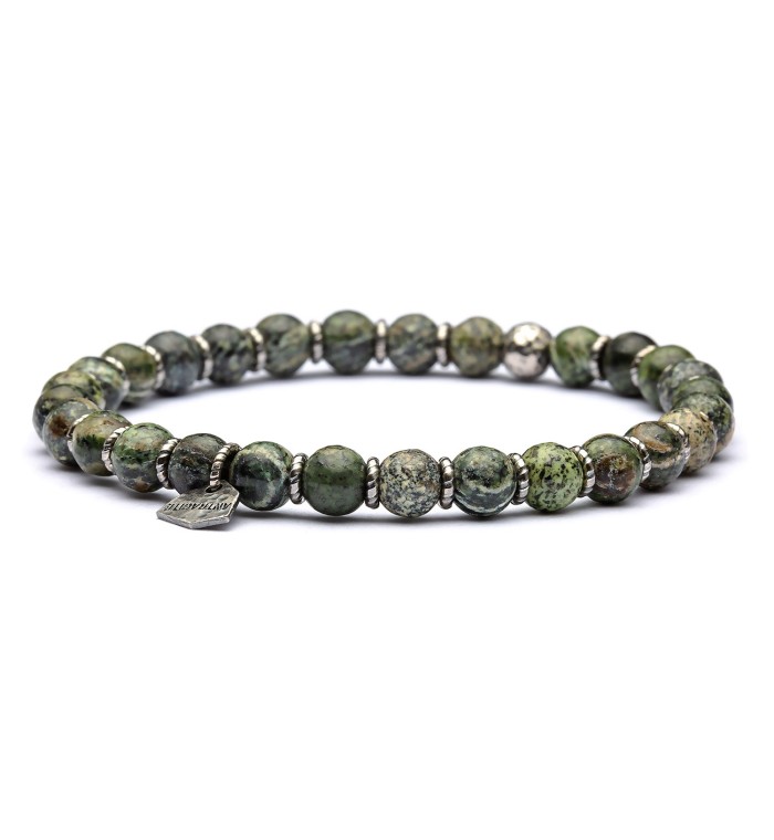 NAXOS - Silver sterling bracelet and natural stones