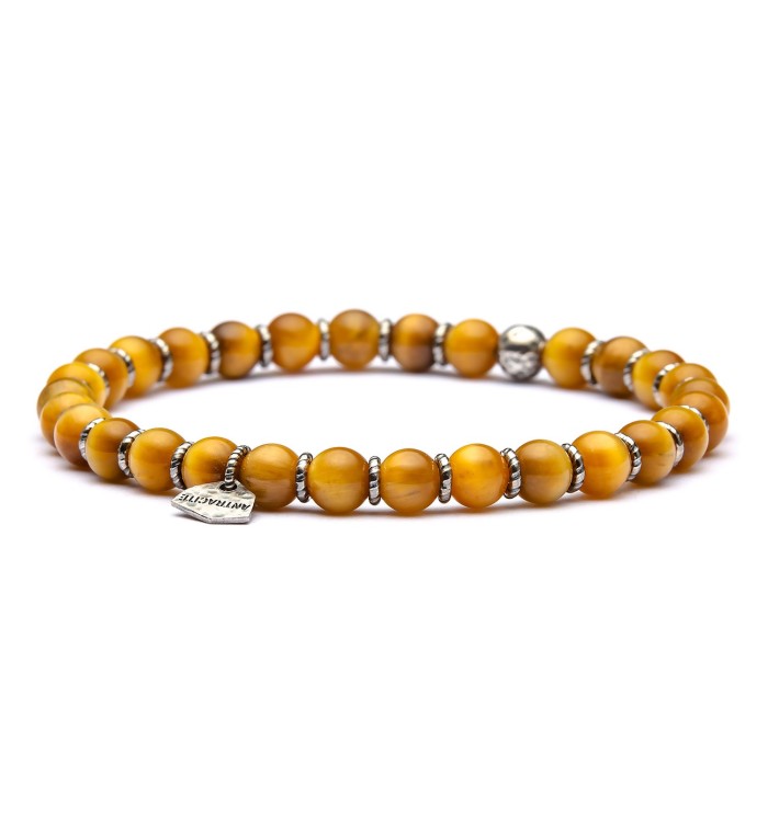 GIZA - Silver sterling bracelet and natural stones