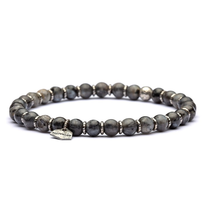 FREEDOM - Silver sterling bracelet and natural stones