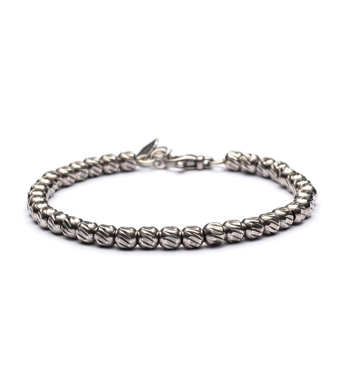Bracciale in argento da uomo