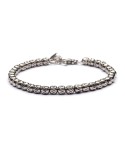 Bracciale in argento da uomo