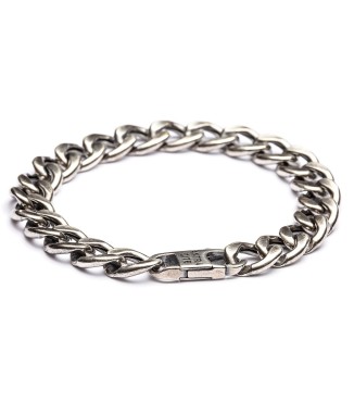 Bracciale grumetta argento uomo 2