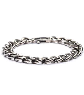 Bracciale grumetta argento uomo