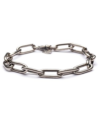 Bracciale argento invecchiato uomo