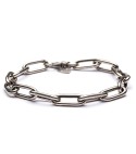 Bracciale argento invecchiato uomo