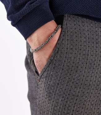 Silver bracelet for men 2