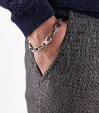 Man bracelet in silver 2