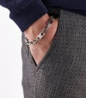 VULCANO - Men's silver bracelet