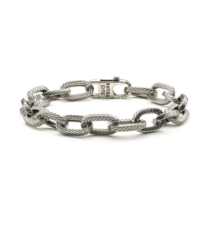 VULCANO - Men's silver bracelet