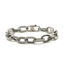 VULCANO - Men's silver bracelet