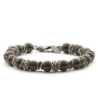 silver bracelet for man
