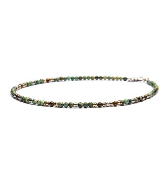 necklace with natural stones and silver sterling 925 2