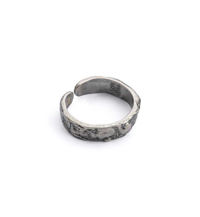 Silver band ring - CONTESSA Made in Italy