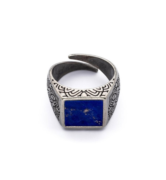 Anello MANDALA BLU by Antracite