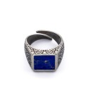 Anello MANDALA BLU by Antracite