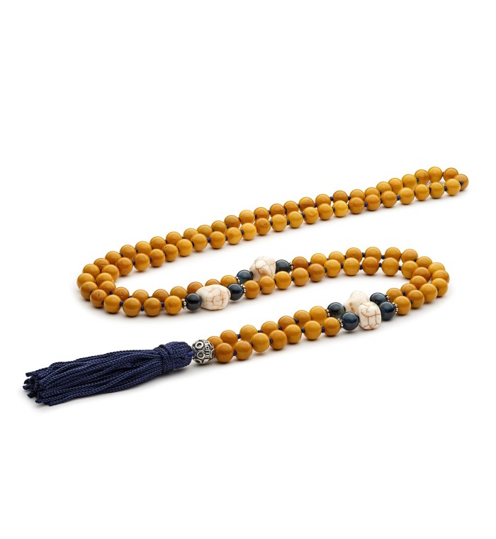 Collana Mala tibetano pietre naturali