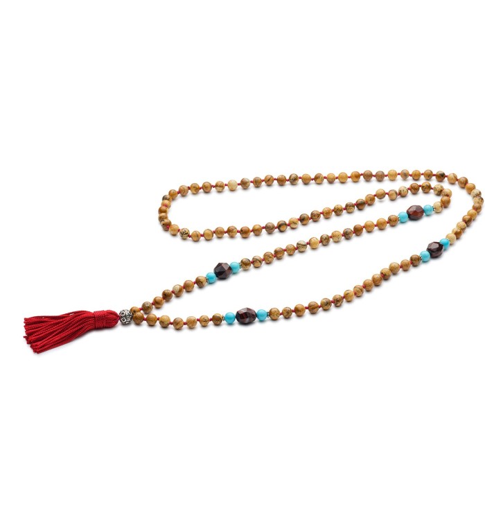 NEPAL - Necklace woman and man 108 beads