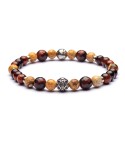 Bracciale uomo pietre e argento