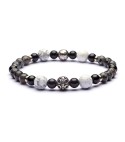 Bracciale uomo pietre e argento