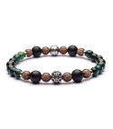 Bracciale uomo pietre dure e argento