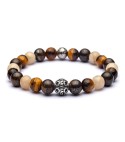 Bracciale uomo pietre e argento