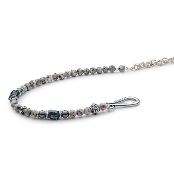 ESTORIL - Wallet chain natural stone