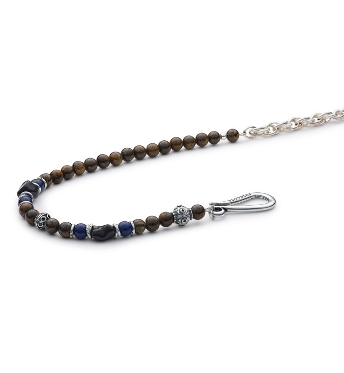 DAYTONA - Wallet chain natural stone