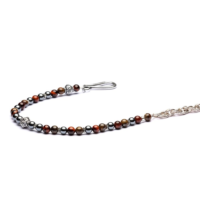 URAGANO - Wallet chain natural stone