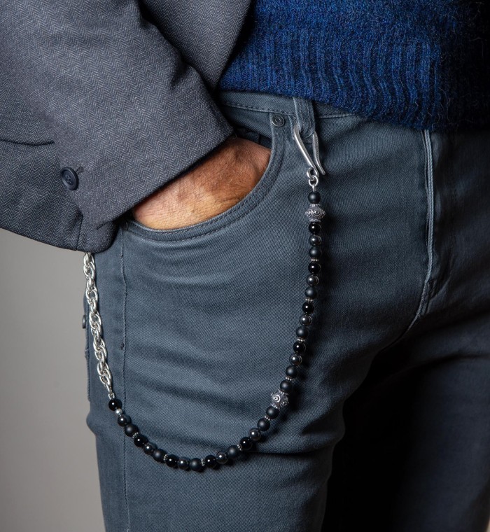 TSUNAMI - Wallet chain natural stone