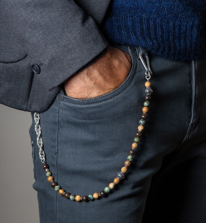 Delirio - Catenella artigianale per jeans e pantaloni. Tua in 24/48h