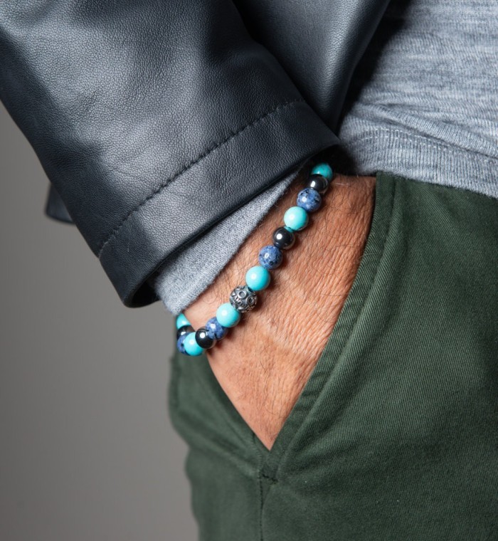 Male's bracelet SATURNO - Jewels 100% Made in Italy
