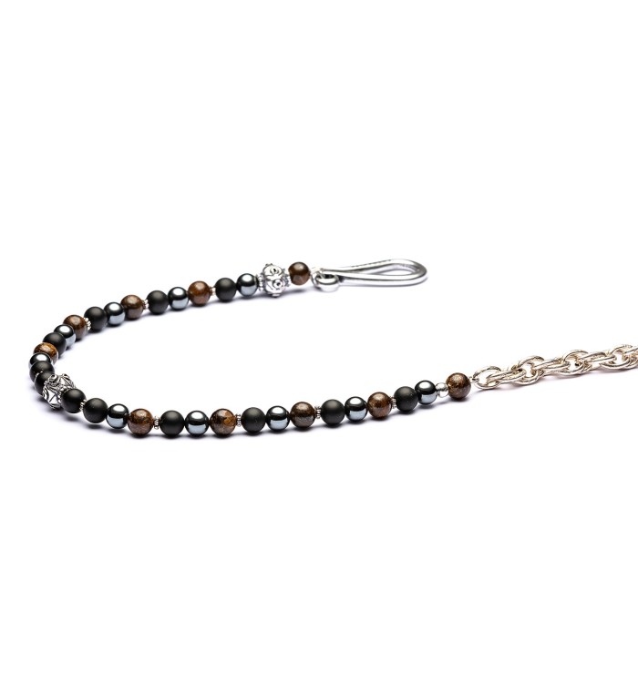LAMPO - Wallet chain natural stone