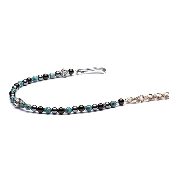 TEMPESTA - Wallet chain natural stone