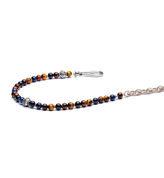 CICLONE - Wallet chain natural stone