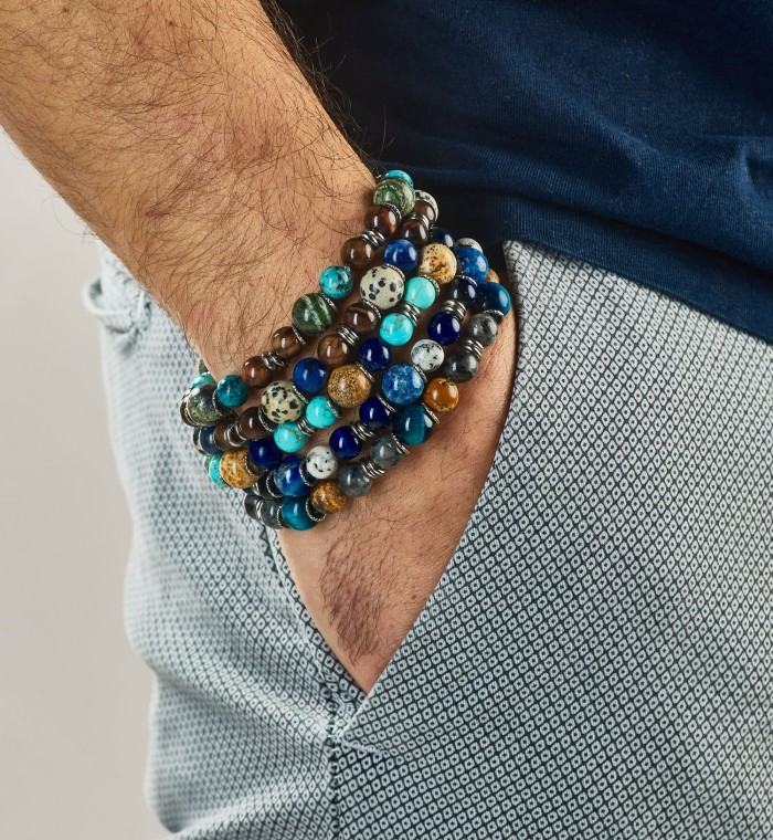 Bracelet Man FRANCISCO - Antracite Gioielli