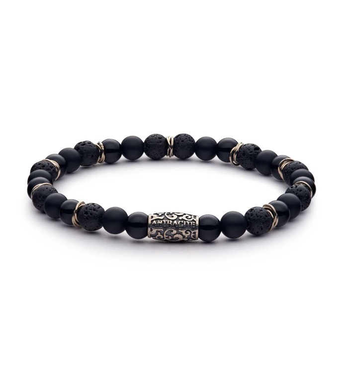 Bracciale pietre nera