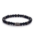 Bracciale pietre nera
