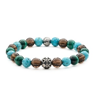 Bracciale uomo pietre e argento