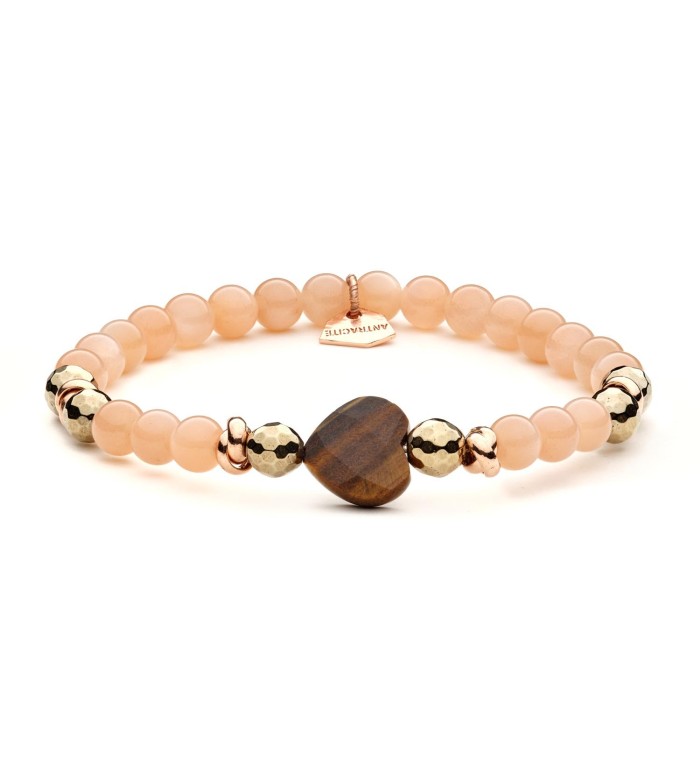 Bracciale argento rosa