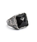 ring black stone