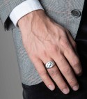 anello uomo argento