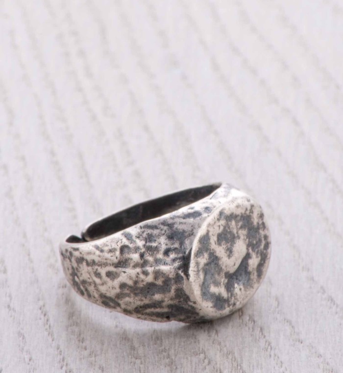 Men's silver ring - BARONE