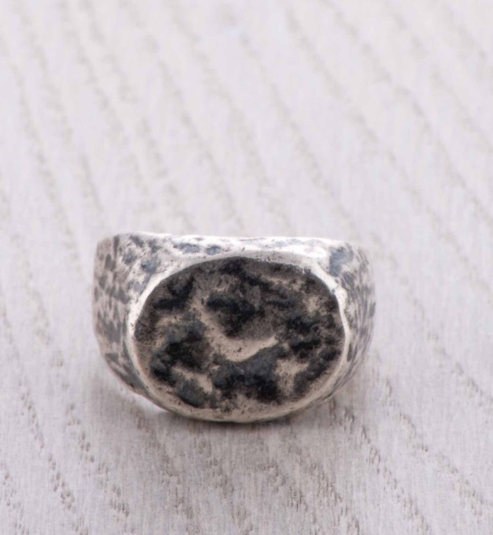 Men's silver ring - BARONE