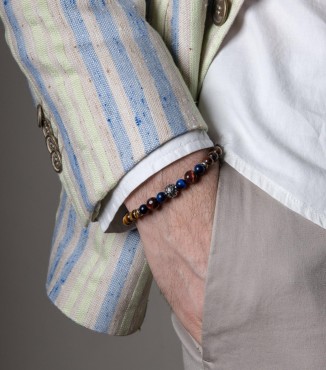 bracciale pietre dure da uomo 2