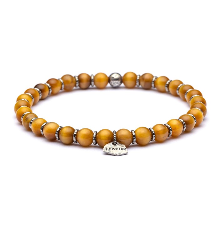 GIZA - Silver sterling bracelet and natural stones