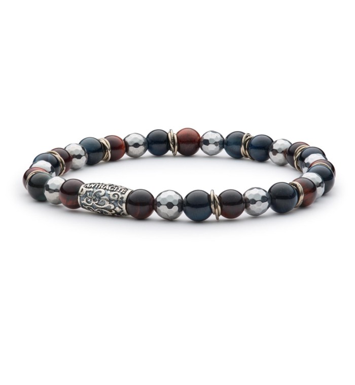 Bracelet's men BELLINI - Antracite Handmade in Italy