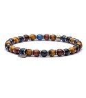 LIBERTY - Silver sterling bracelet and natural stones