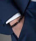 Bracelet for men stone and ailver