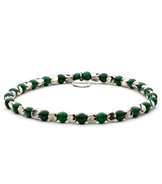 HOOVER - Bracelet for man, natural stone 100% Made in Italy